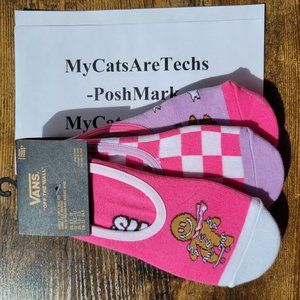 Vans Womens Canoodle Ginger Bread Man (W6.5-10, 3 Pk) Brand New W/Tags! NICE!
